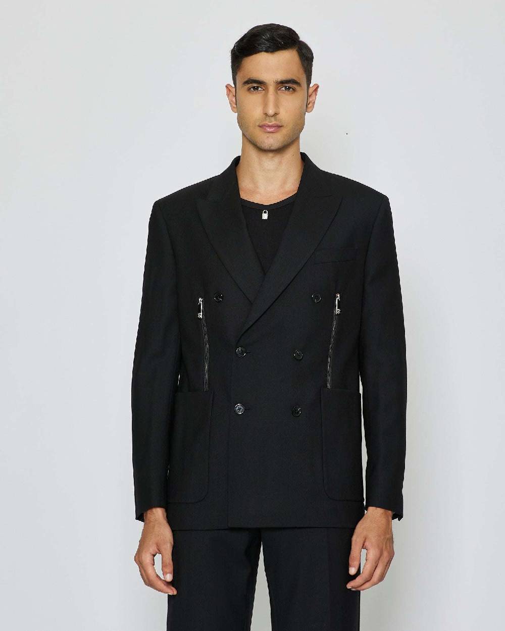 John Richmond Blazer Doppiopetto Con Zip