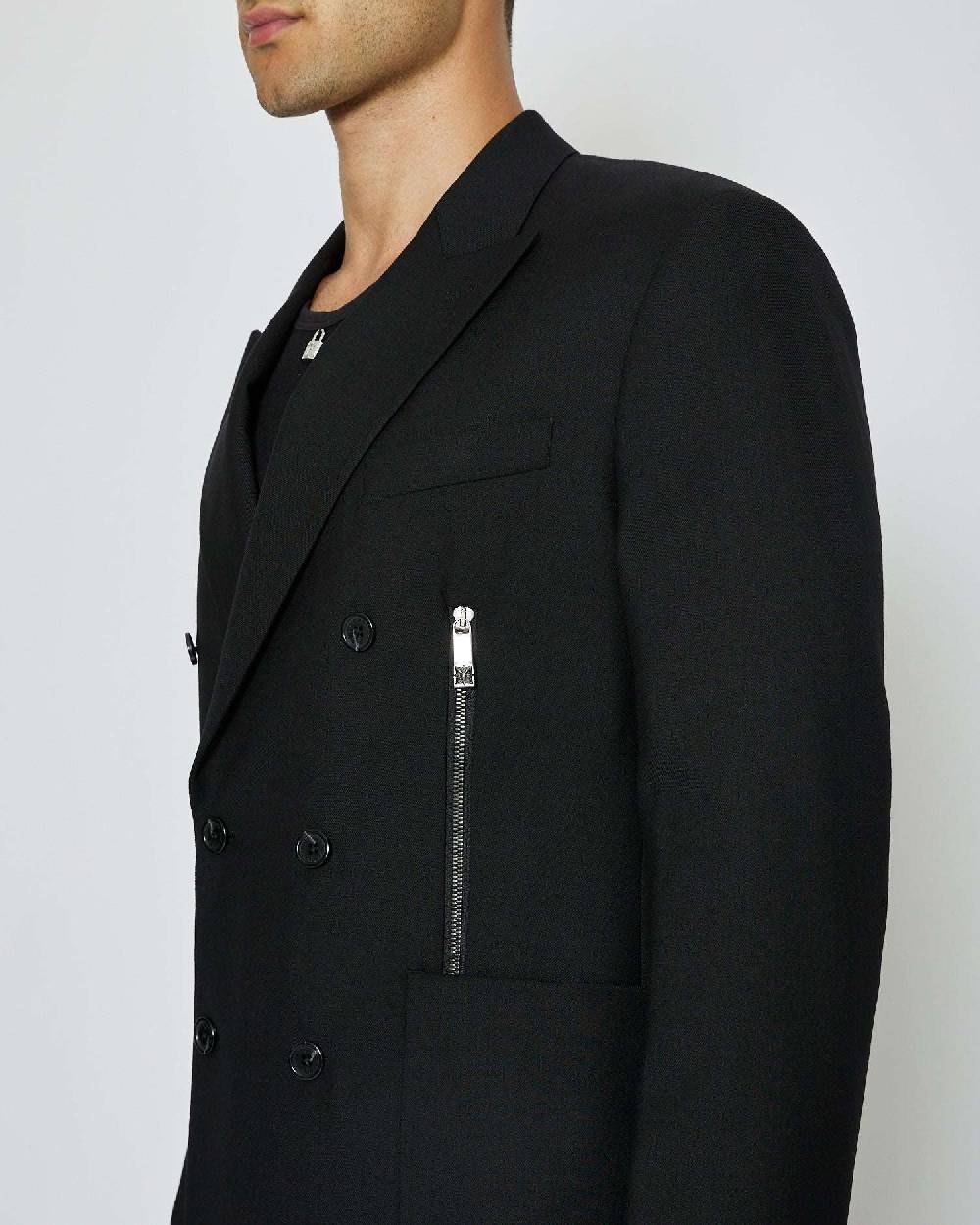 John Richmond Blazer Doppiopetto Con Zip
