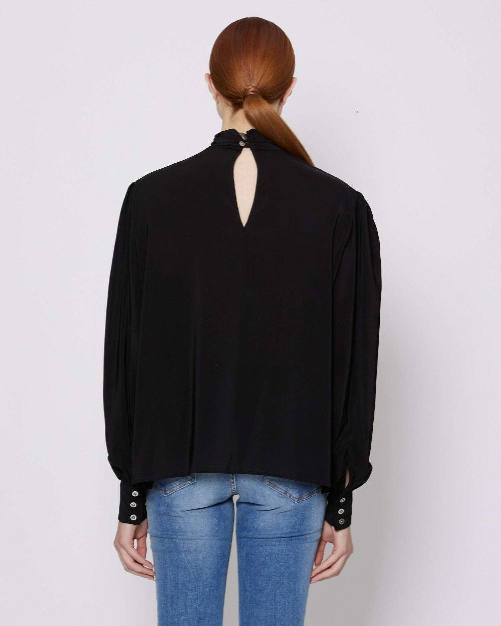 John Richmond Blusa Con Grafica Sul Davanti