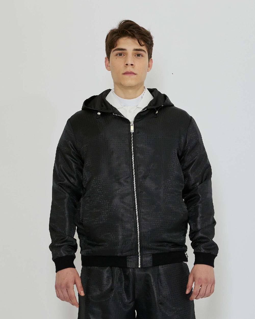 John Richmond Bomber Con Trama Decorativa