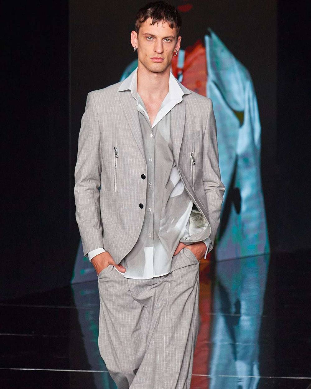 John Richmond Camicia Con Stampa Decorativa