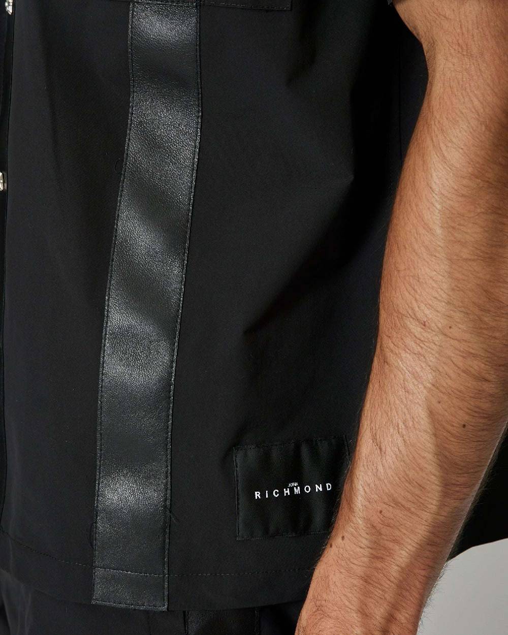 John Richmond Camicia Con Tasche Frontali Con Clip