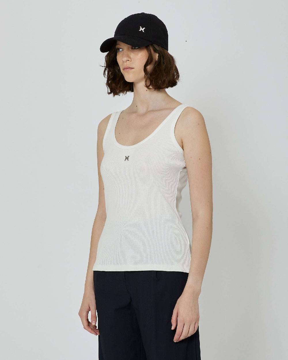 John Richmond Canotta Con Mini Logo Sul Davanti