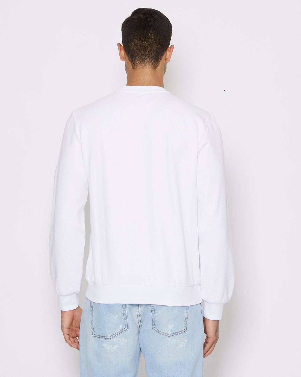 John Richmond Felpa Con Grafica Sul Davanti