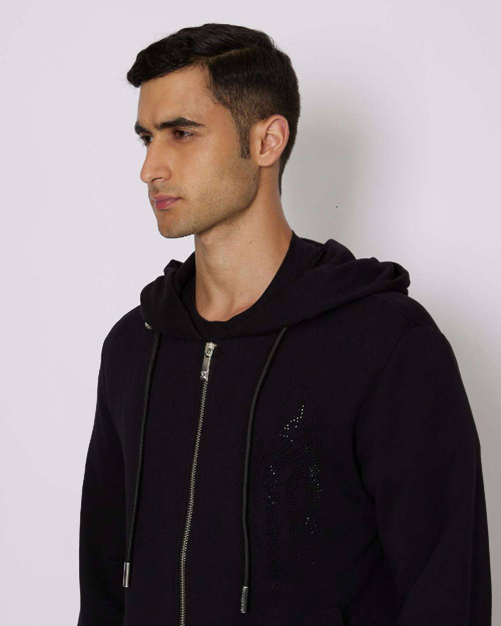 John Richmond Felpa Con Logo Sul Davanti