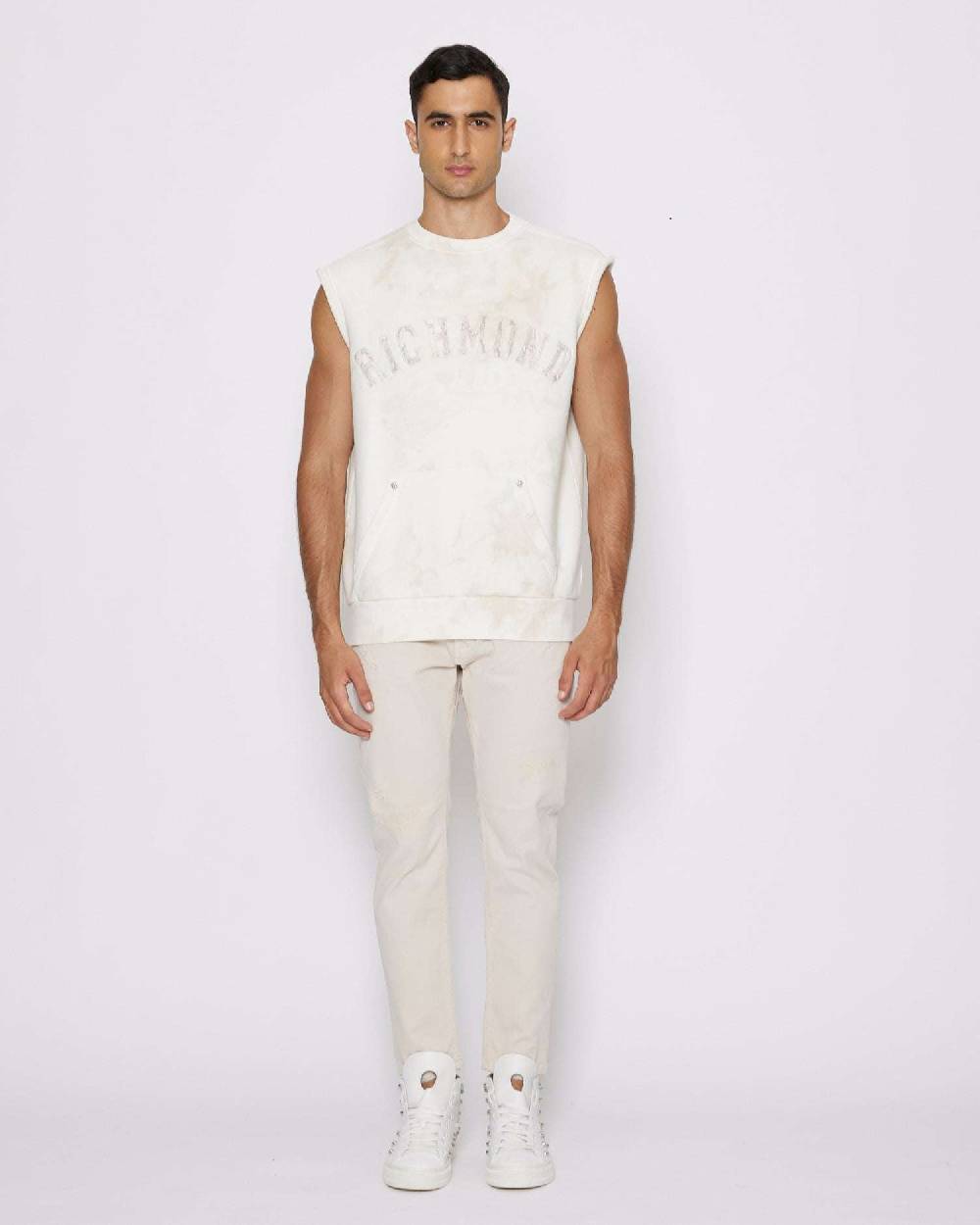 John Richmond Felpa con logo sul davanti