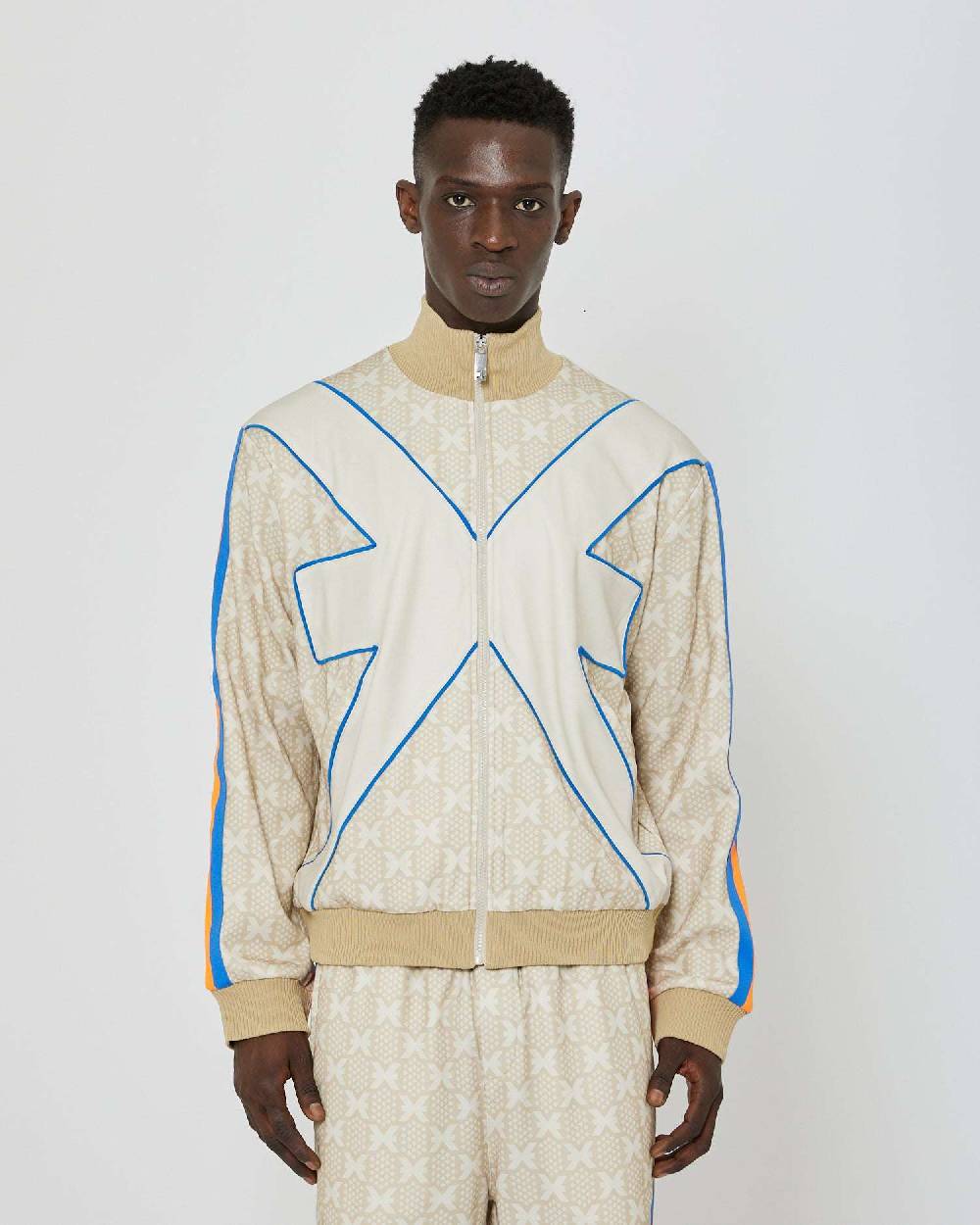 John Richmond Felpa Con Pattern Ton Sur Ton