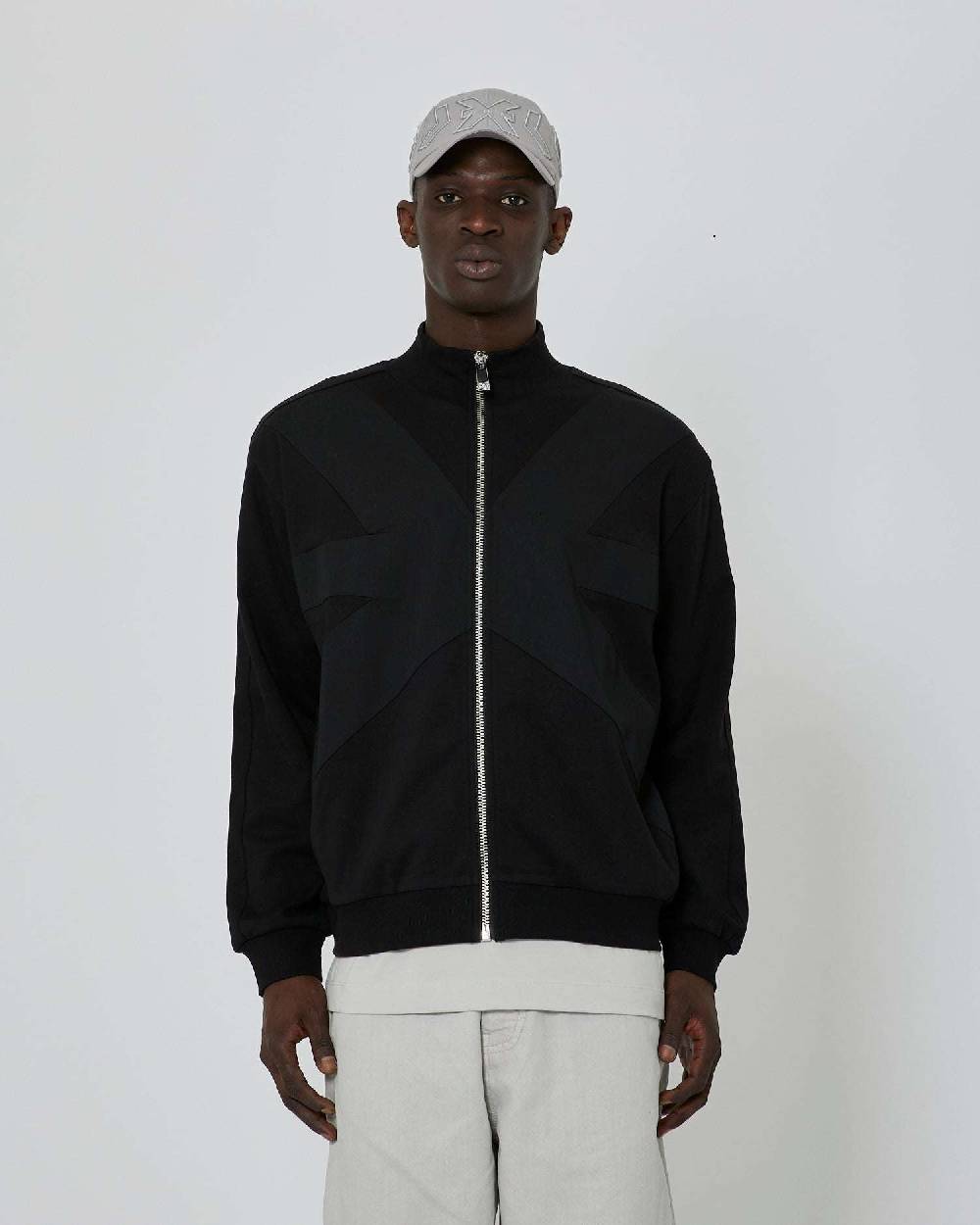 John Richmond Felpa Logo Ricamato Tone Sur Tone