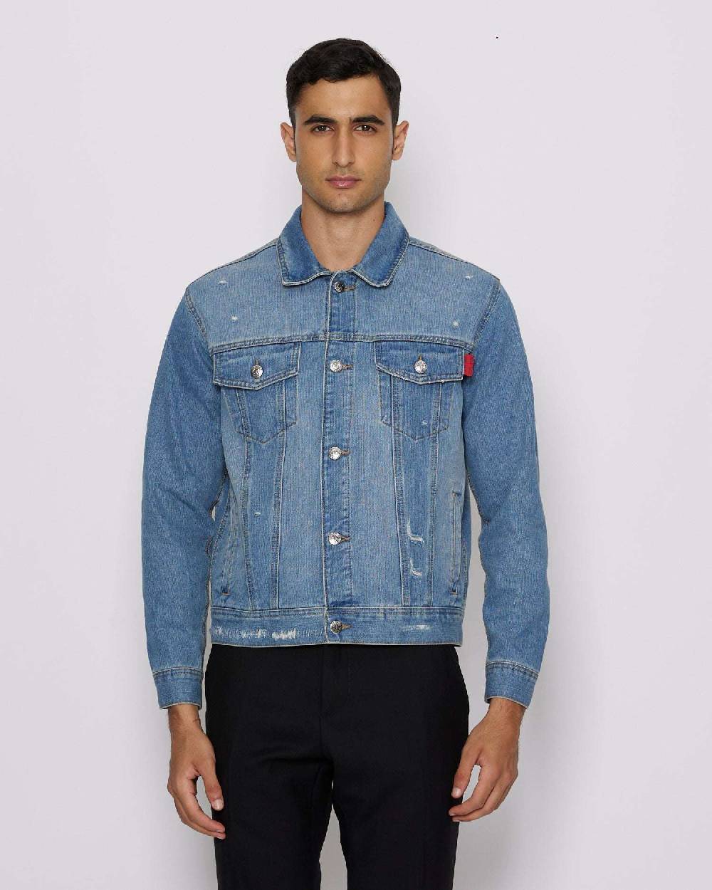 John Richmond Giacca In Denim Con Tasche Frontali