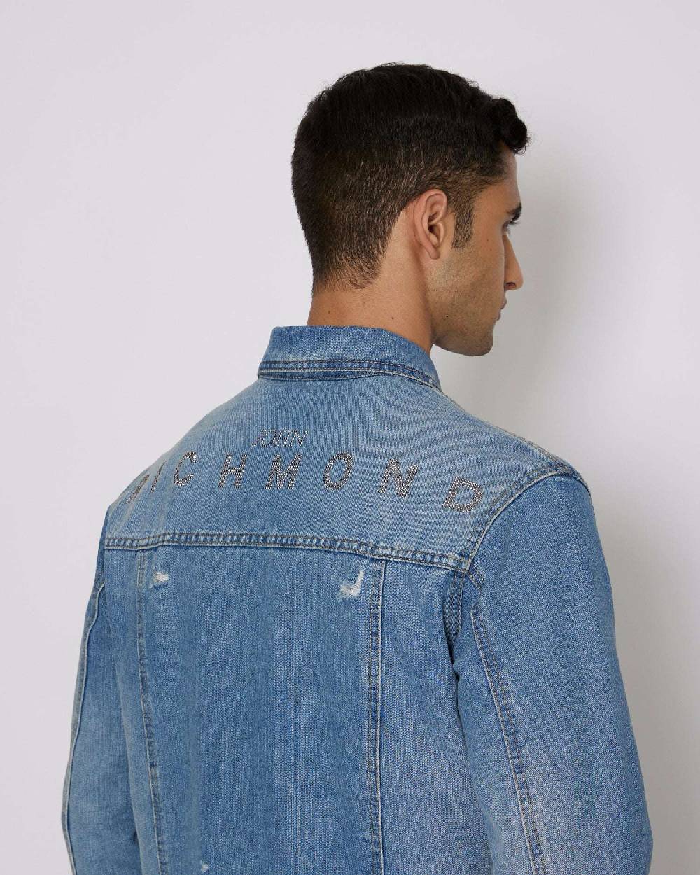 John Richmond Giacca In Denim Con Tasche Frontali