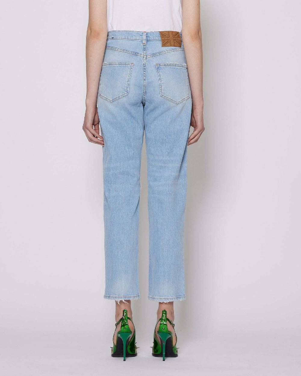 John Richmond Jeans Con Strappi Sul Davanti