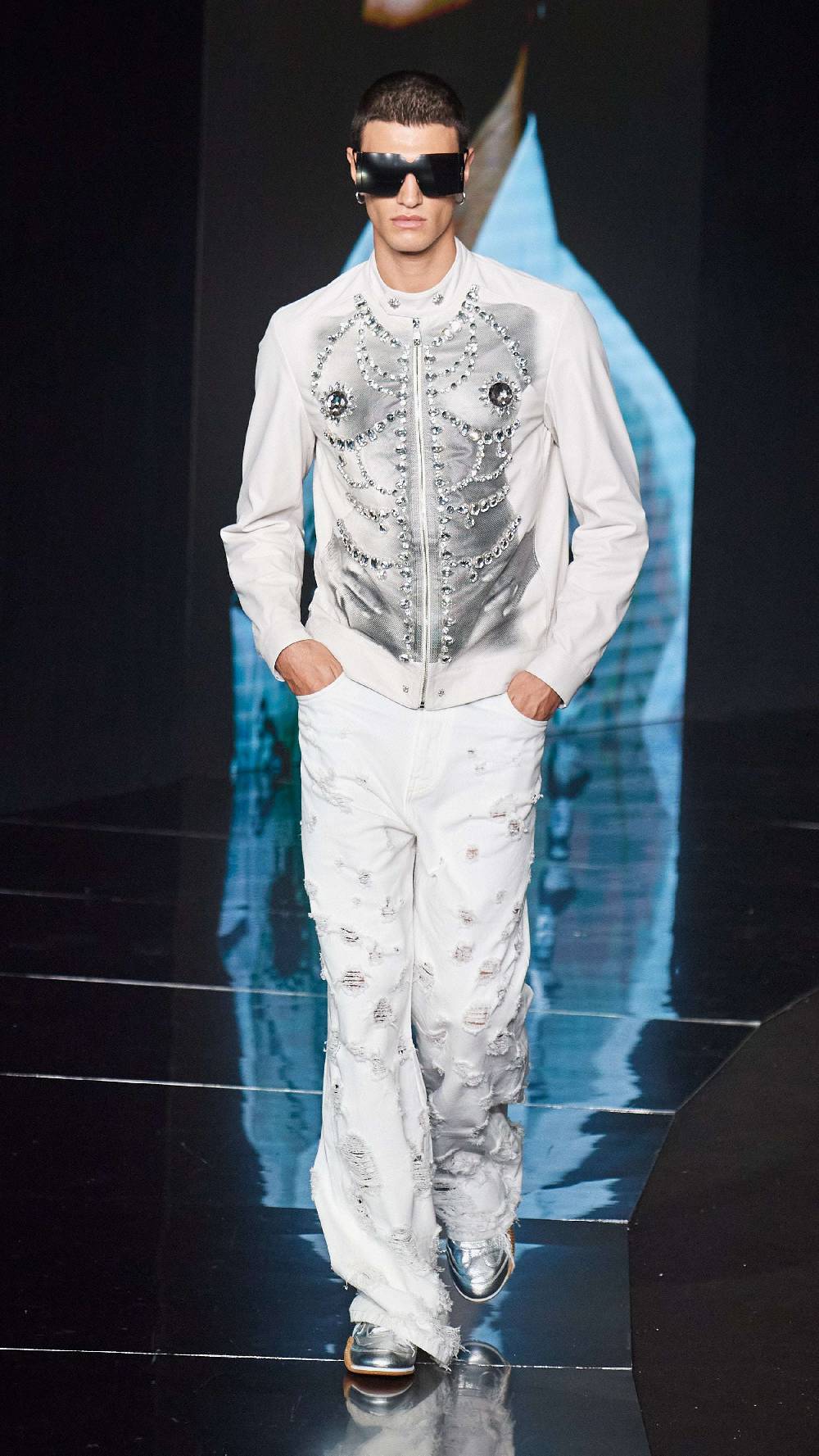 John Richmond Jeans dal fit ampio con gamba flare