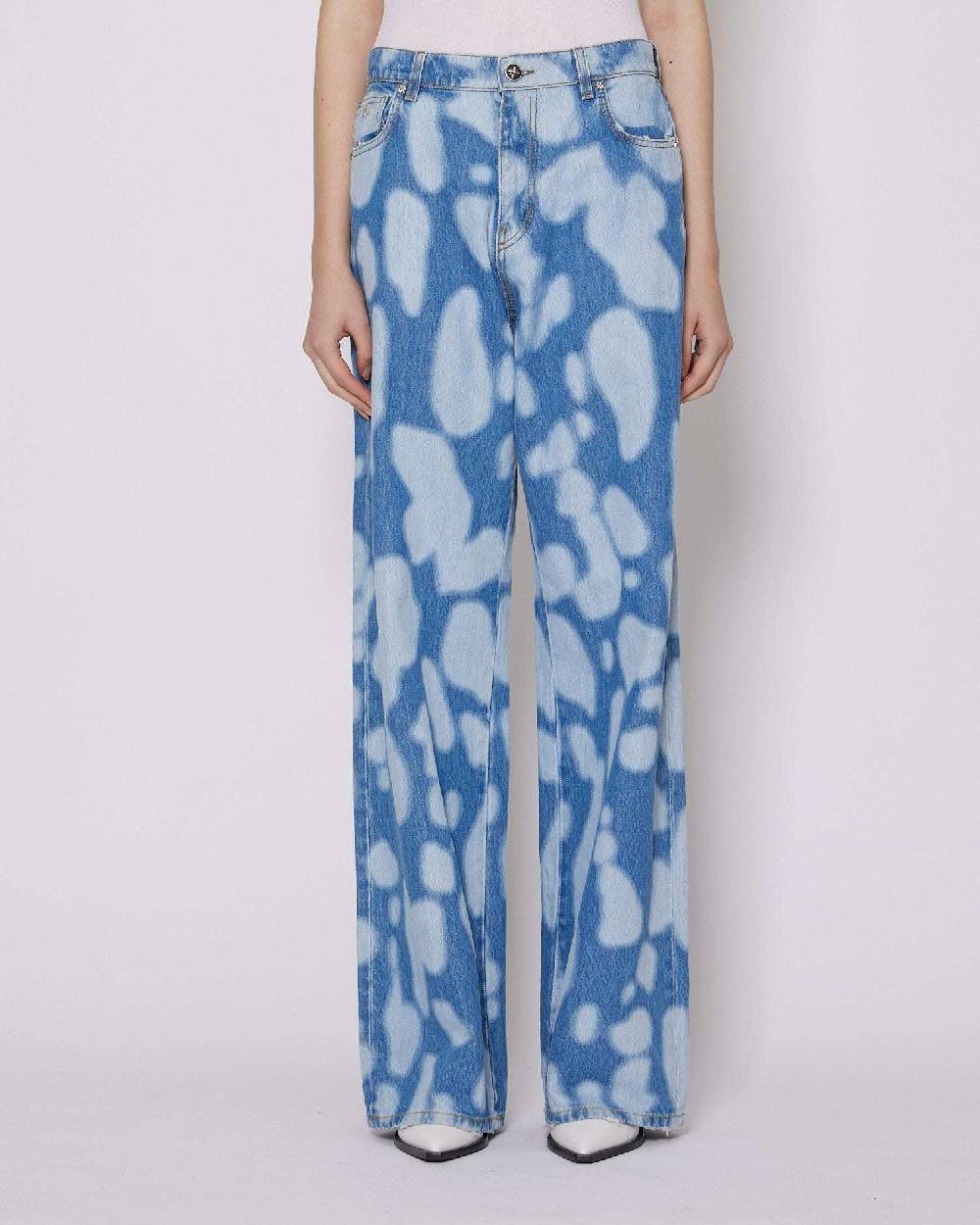 John Richmond Jeans Gamba Larga Con Pattern