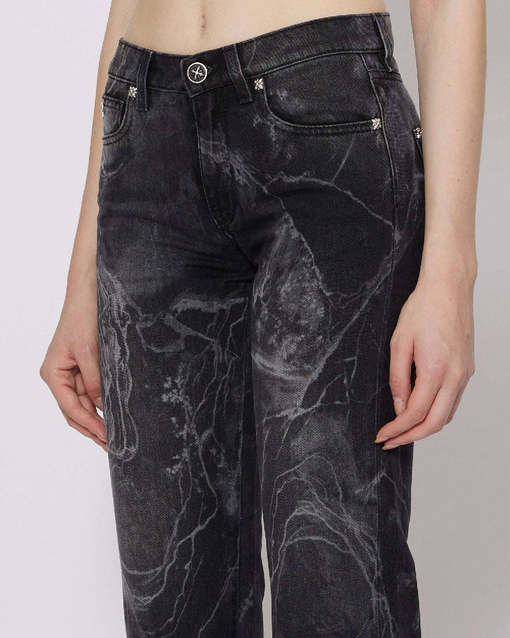 John Richmond Jeans Regular Con Pattern Allover