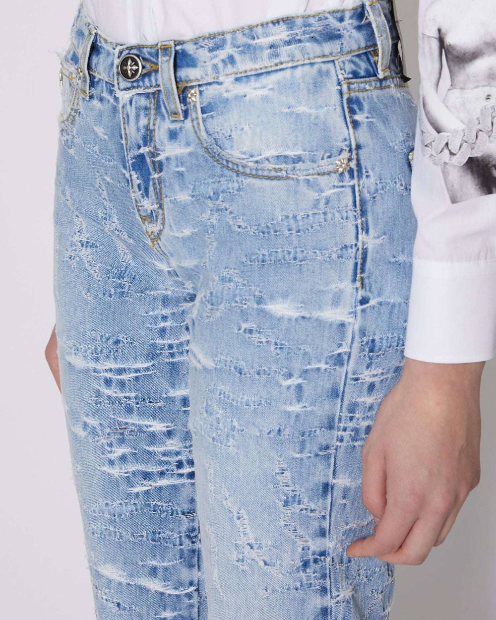 John Richmond ﻿Jeans Regular Con Strappi