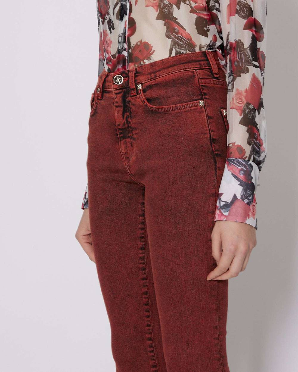 John Richmond Jeans Slim A Vita Alta