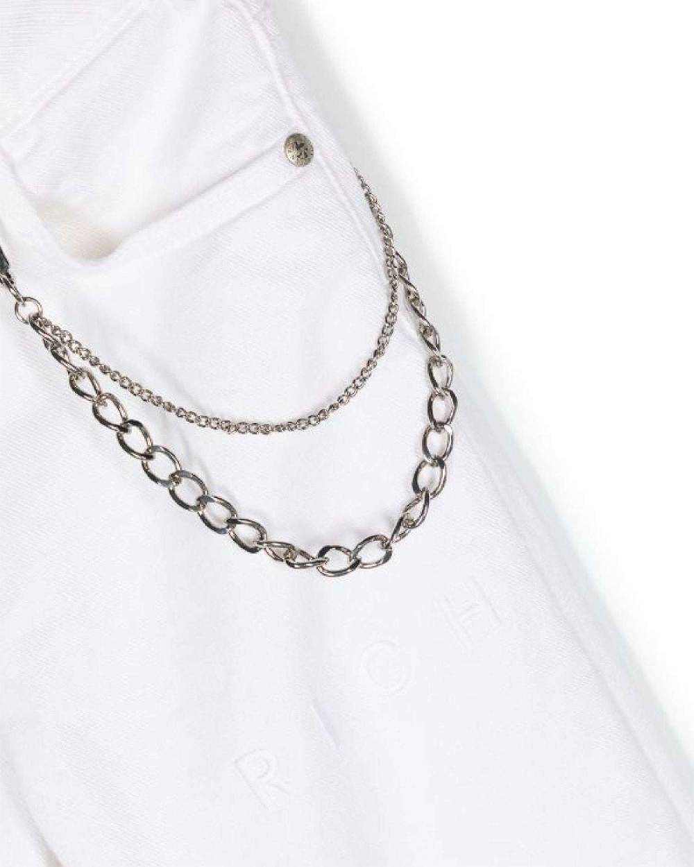 John Richmond Jeans Slim Con Catena Removibile