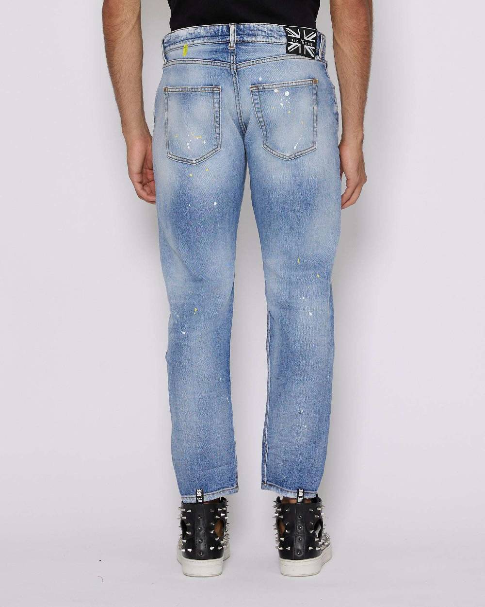 John Richmond Jeans Slim Con Lacerazioni