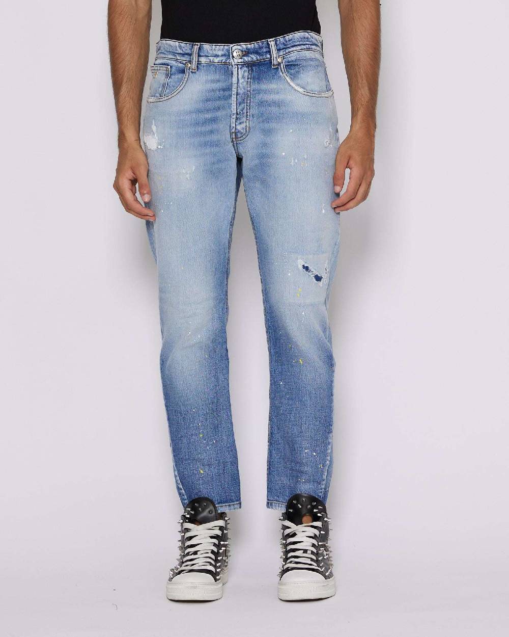 John Richmond Jeans slim con lacerazioni