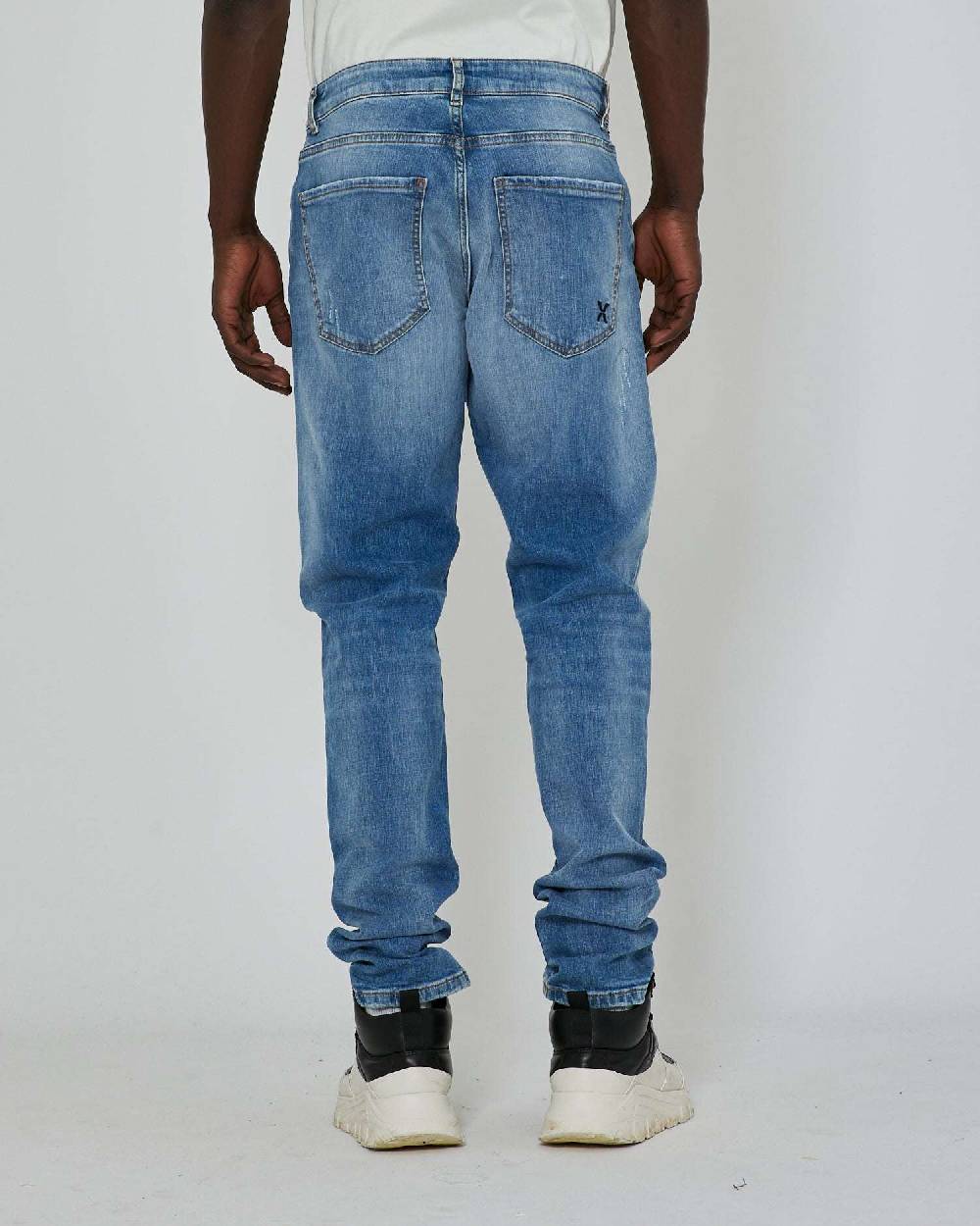 John Richmond Jeans Slim Con Lavaggio Bleaching