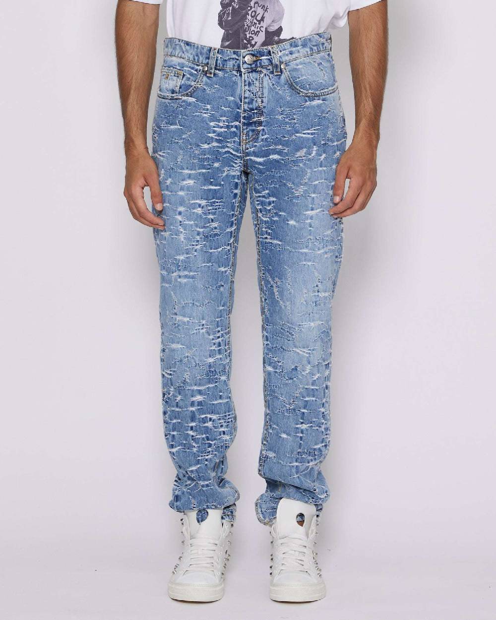 John Richmond Jeans Slim Con Pattern