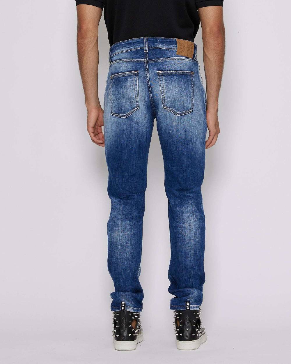 John Richmond Jeans Slim Lavaggio Bleaching