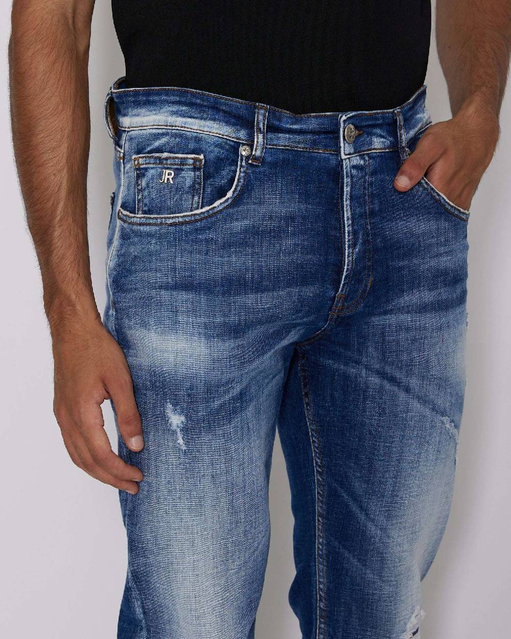 John Richmond Jeans Slim Lavaggio Bleaching