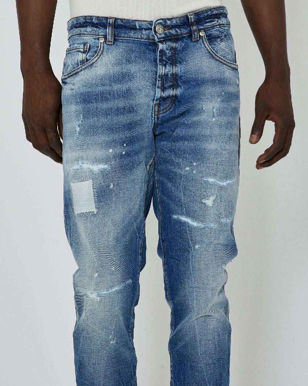 John Richmond Jeans Slim Lavaggio Chiaro