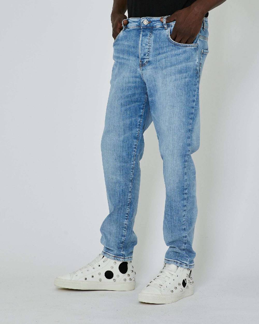 John Richmond Jeans Slim Lavaggio Chiaro