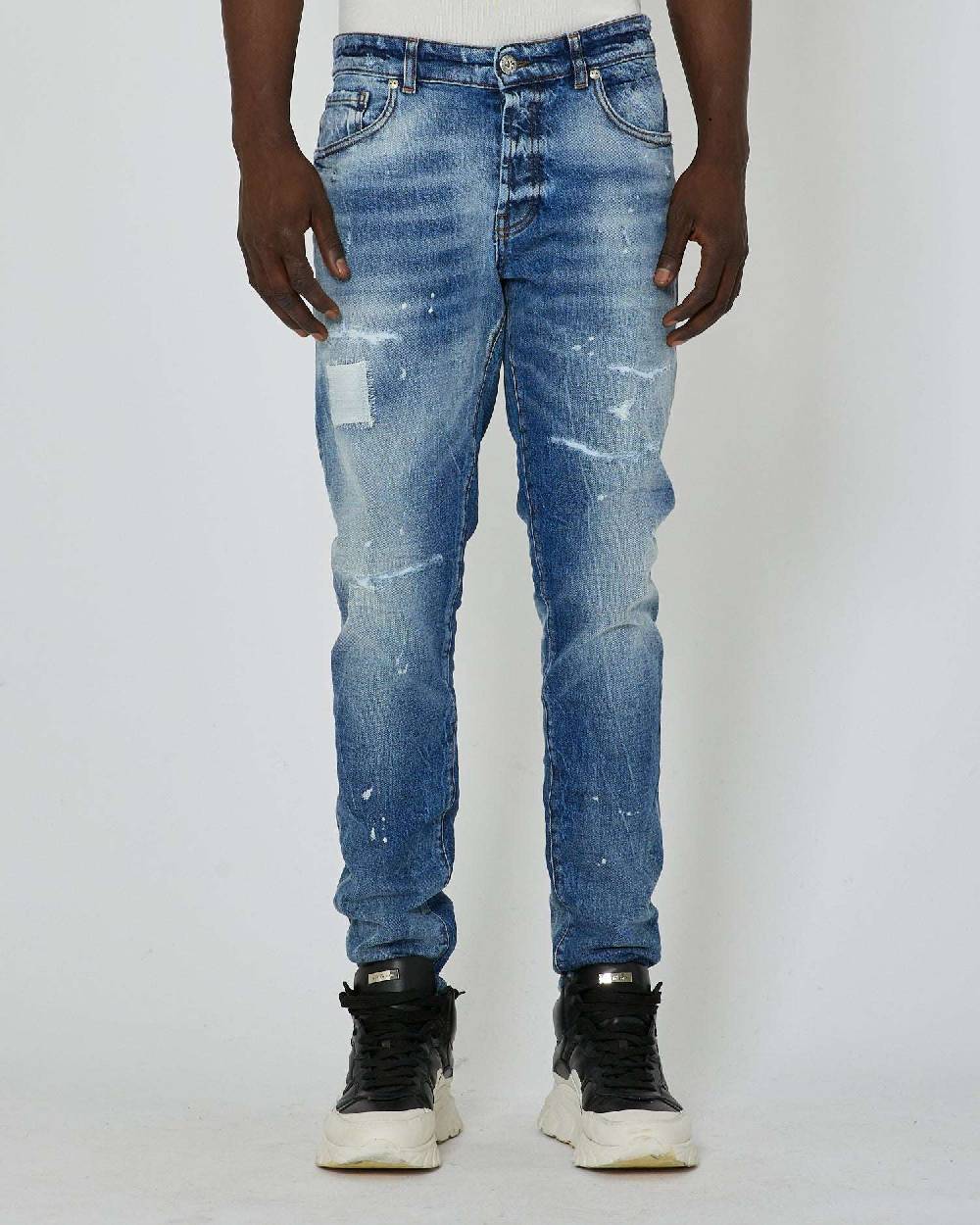 John Richmond Jeans slim lavaggio chiaro