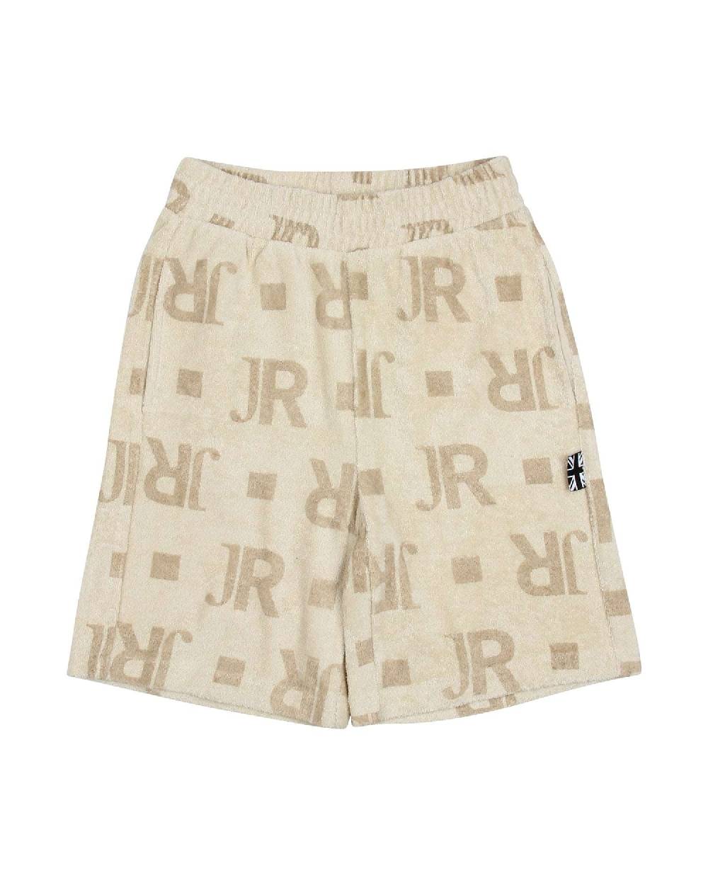 John Richmond kids Bermuda con logo allover