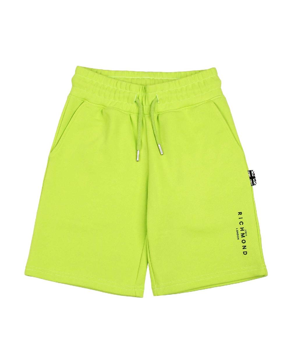 John Richmond kids Bermuda con logo sul davanti