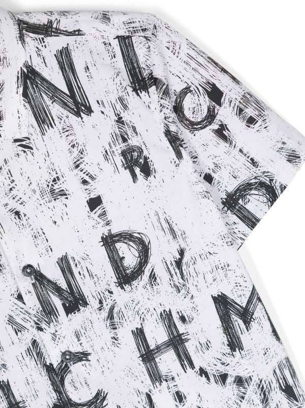 John Richmond Kids Camicia Con Pattern Ton Sur Ton