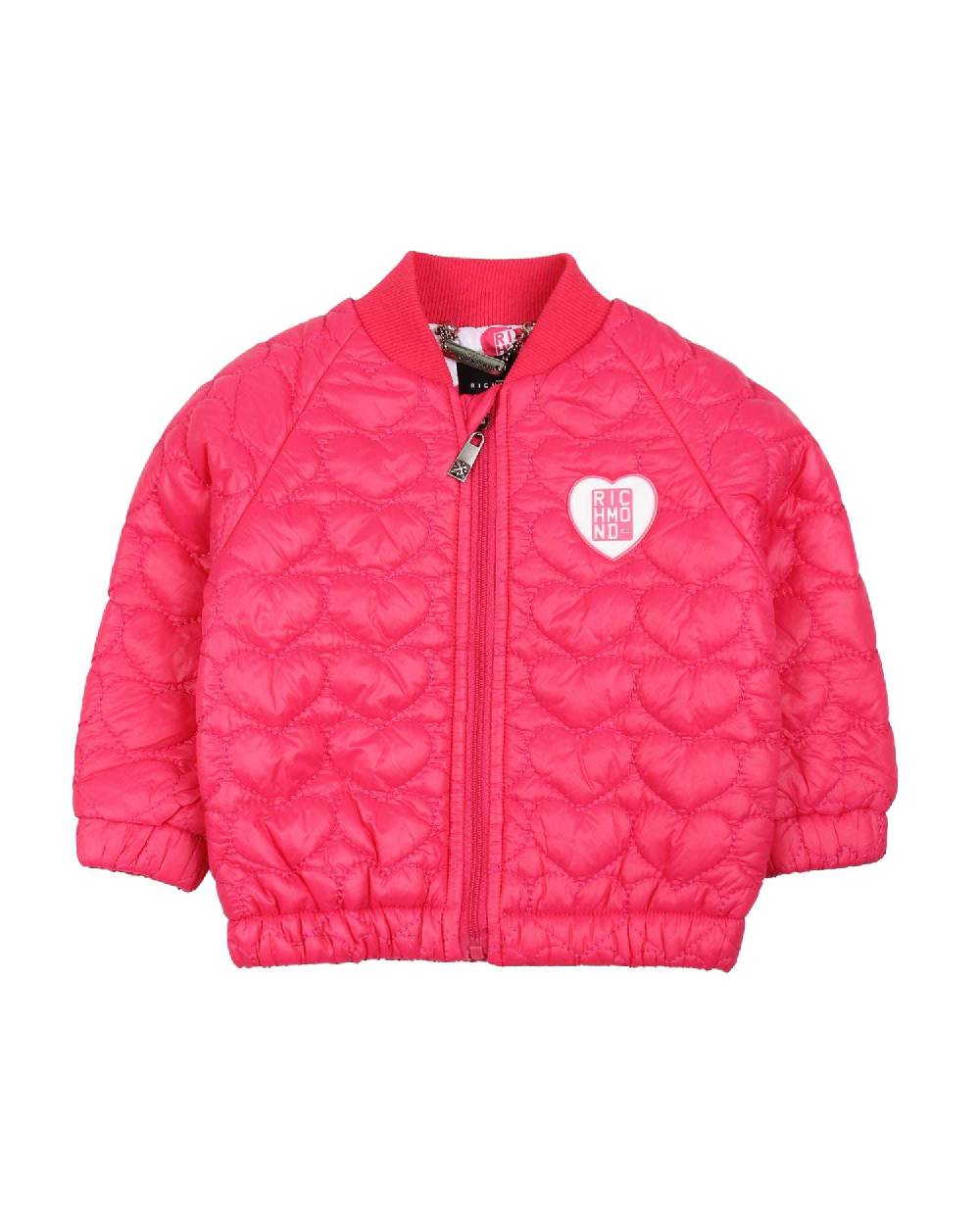 John Richmond kids Piumino trapuntato a cuori