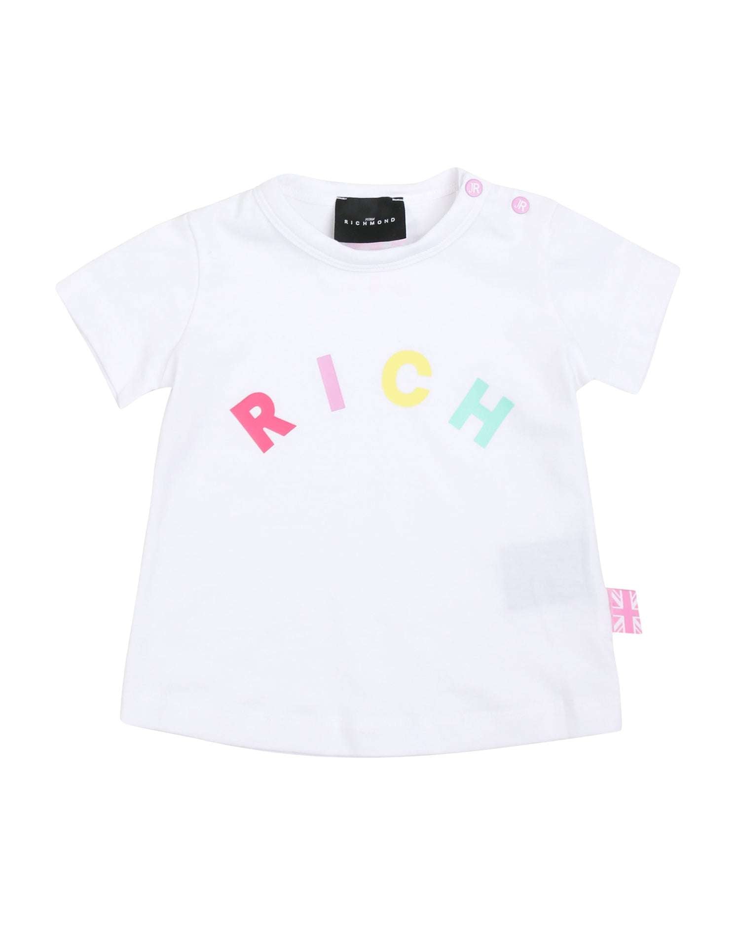 John Richmond kids T-shirt con logo colorato