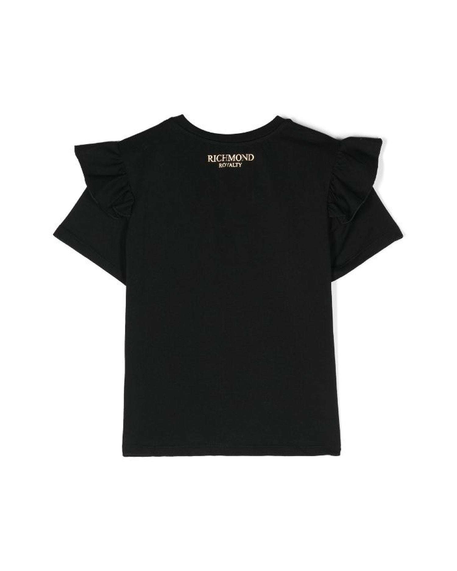 John Richmond Kids T-shirt Con Logo Sul Davanti