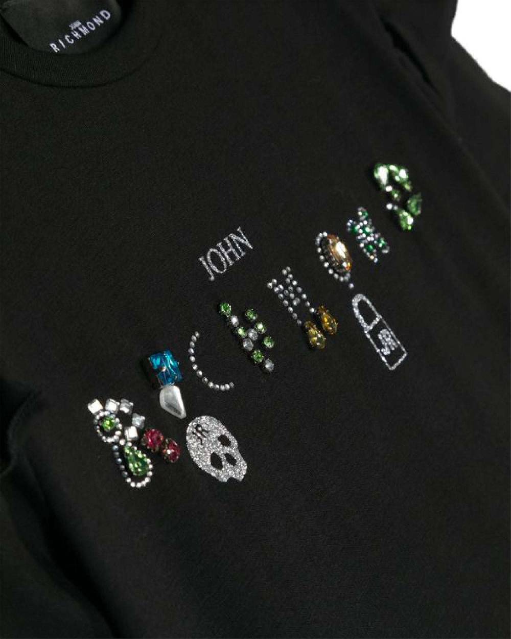 John Richmond Kids T-shirt Con Logo Sul Davanti