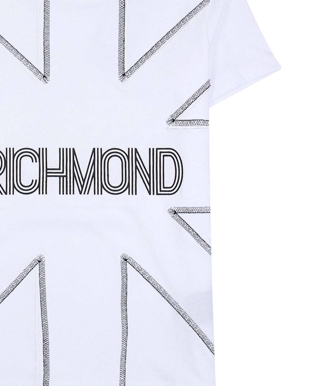 John Richmond Kids T-shirt Con Logo Sul Davanti
