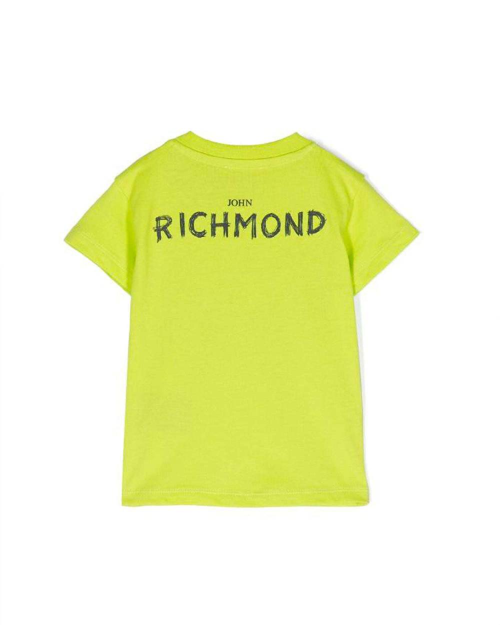 John Richmond Kids T-shirt Con Logo Sul Davanti