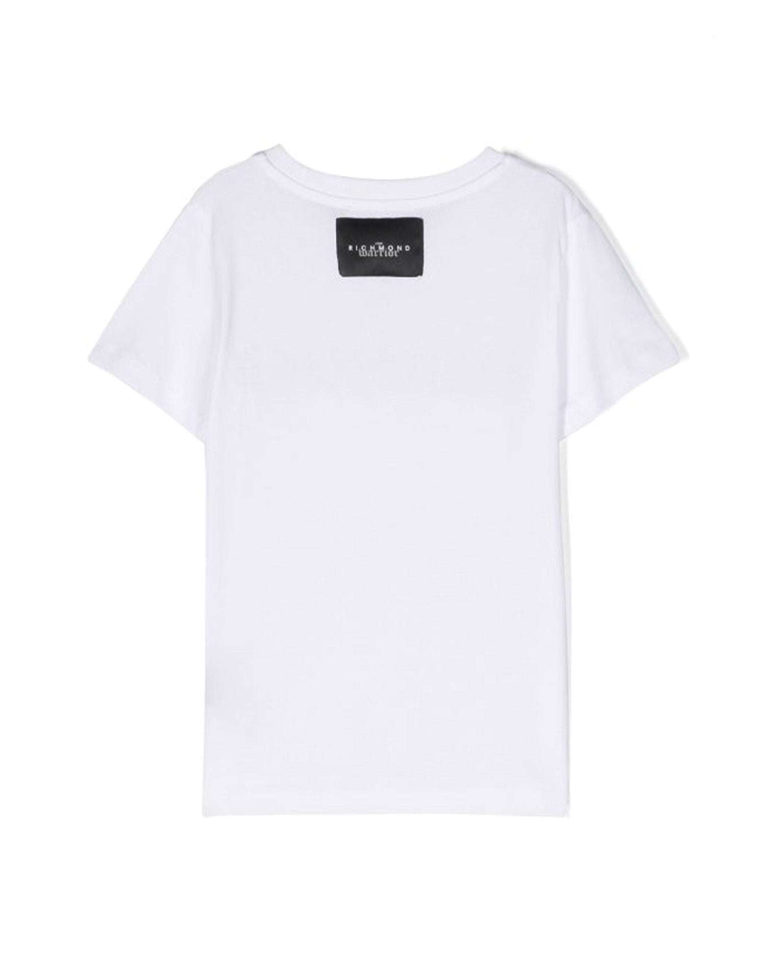 John Richmond Kids T-shirt Con Logo Sul Davanti