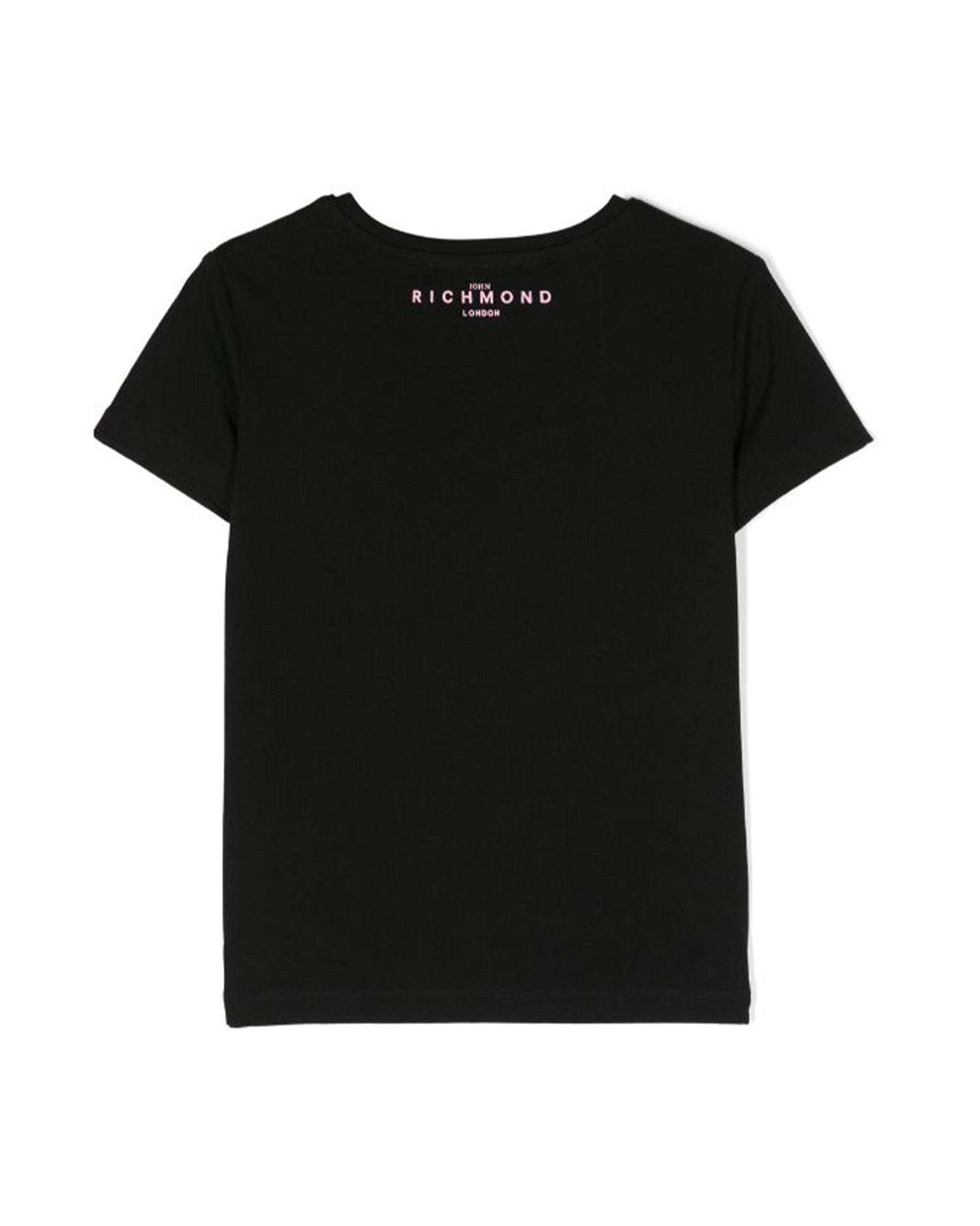 John Richmond Kids T-shirt Con Logo Sul Davanti