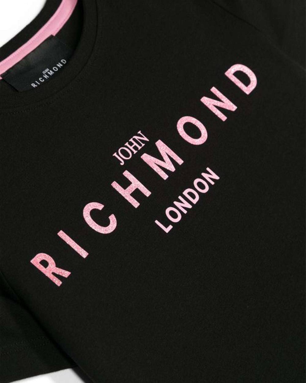 John Richmond Kids T-shirt Con Logo Sul Davanti