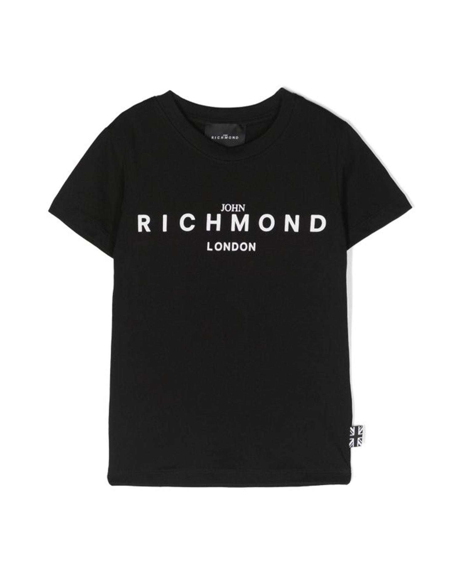 John Richmond Kids T-shirt Con Logo Sul Davanti