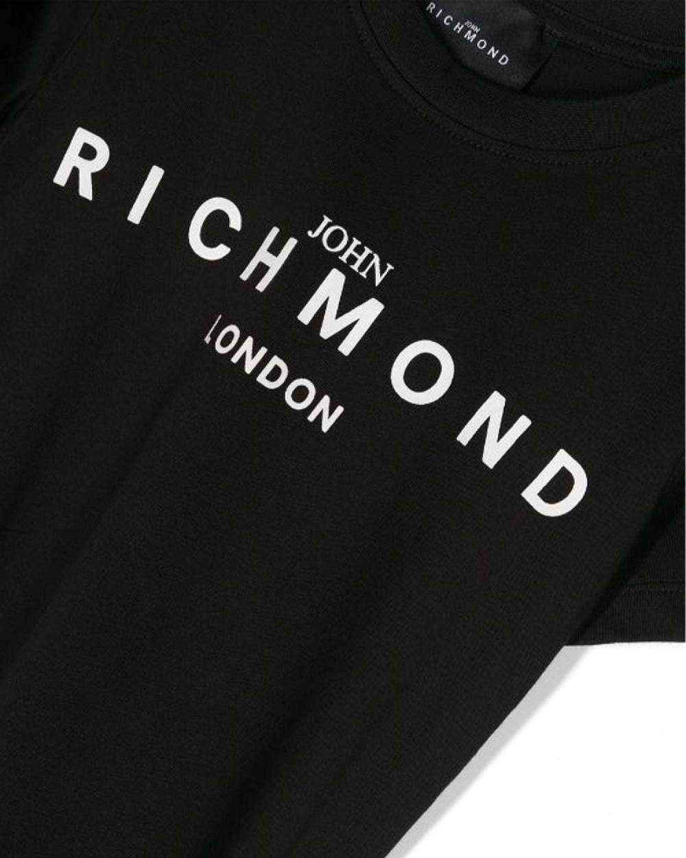 John Richmond Kids T-shirt Con Logo Sul Davanti