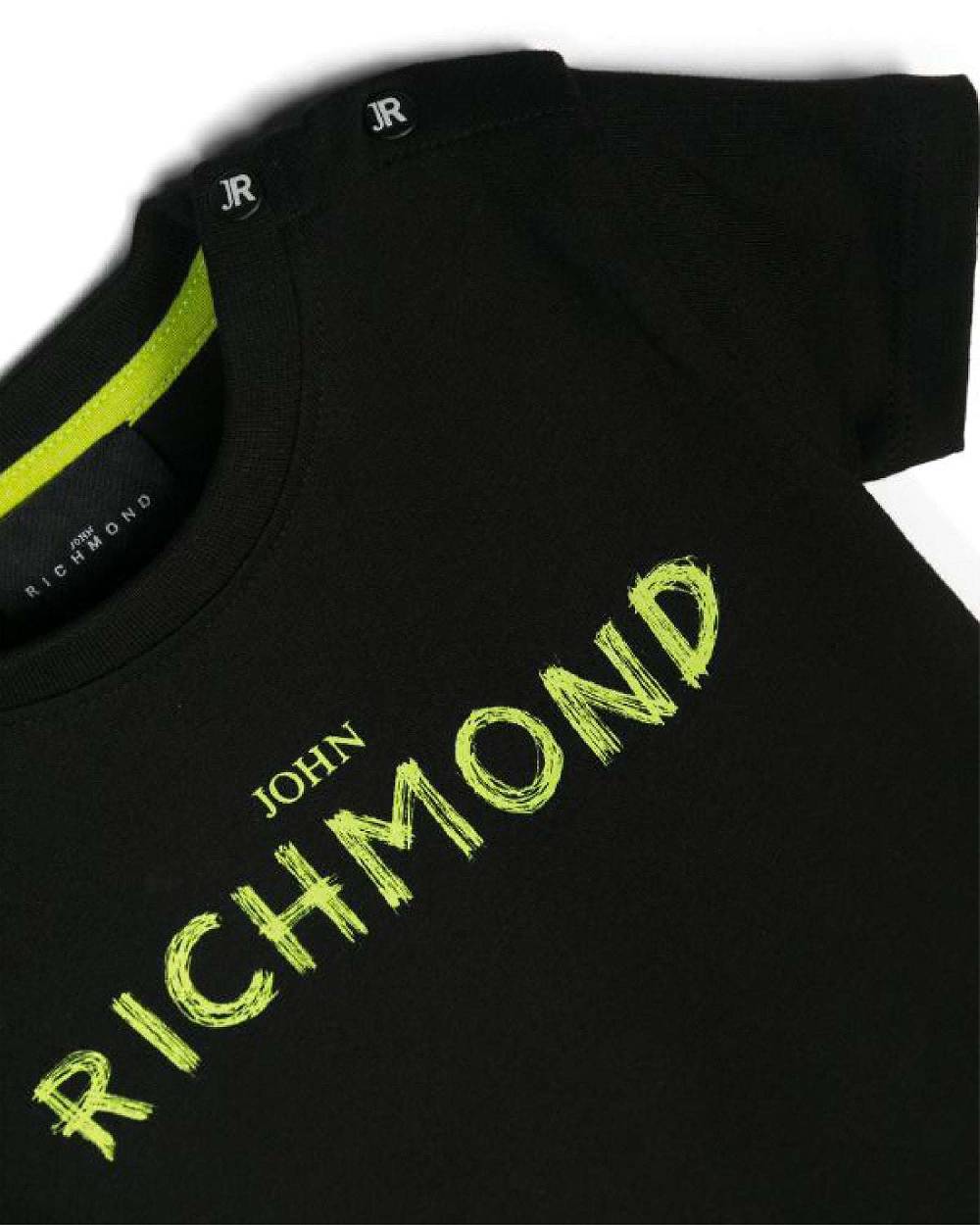 John Richmond Kids T-shirt Con Logo Sul Davanti