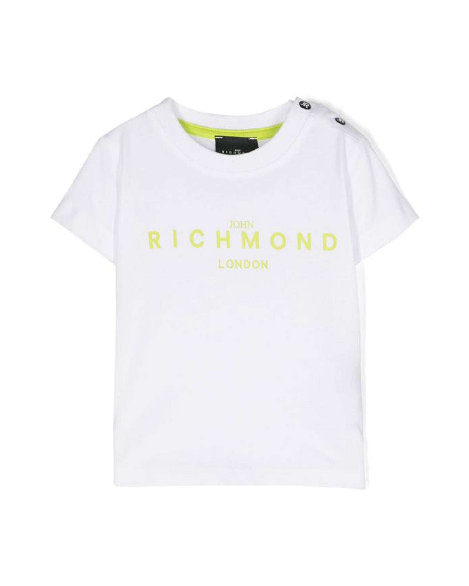 John Richmond Kids T-shirt Con Logo Sul Davanti