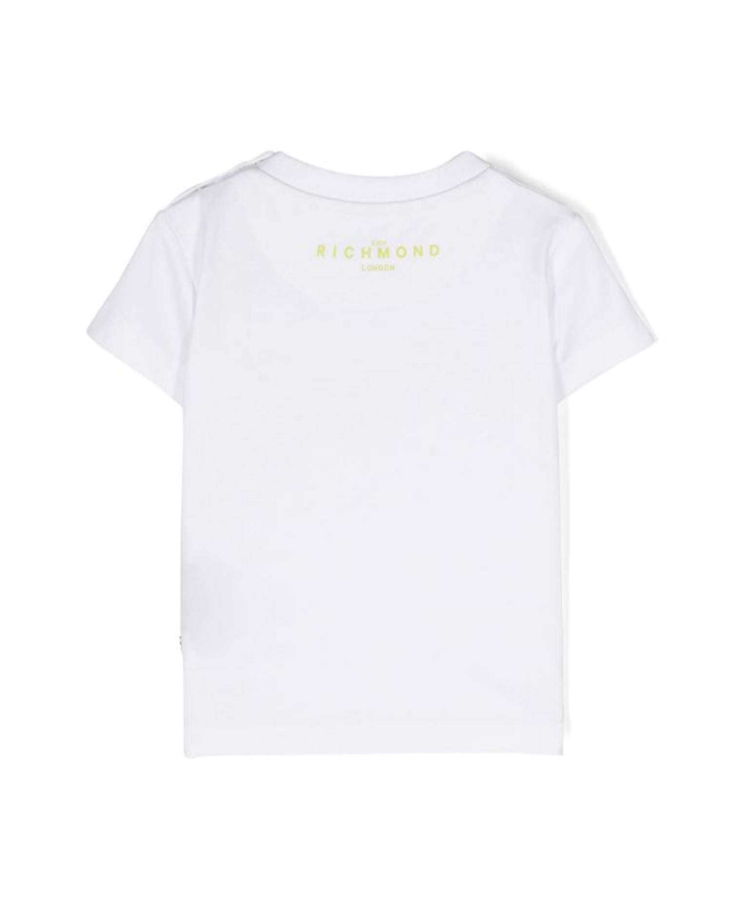 John Richmond Kids T-shirt Con Logo Sul Davanti