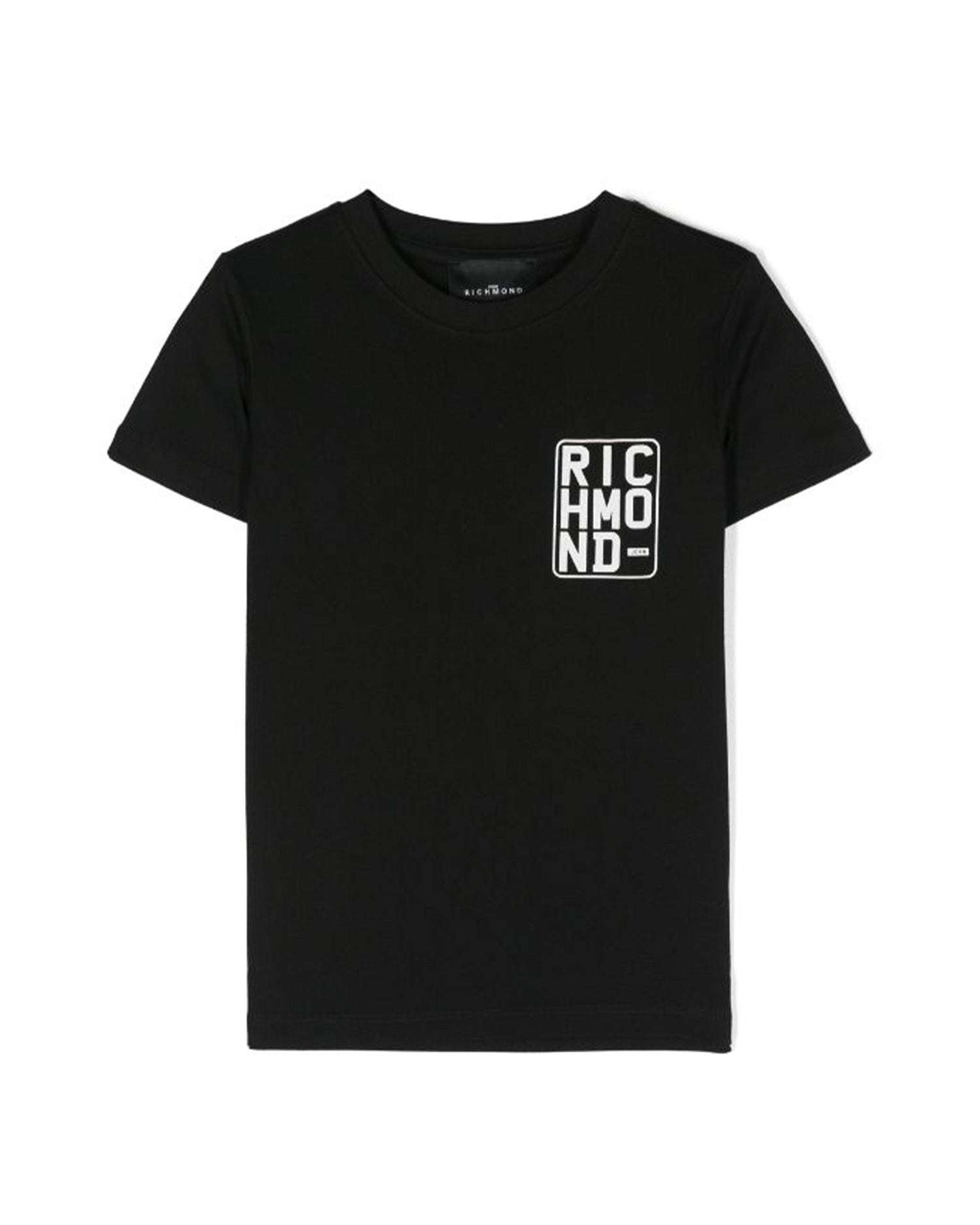 John Richmond Kids T-shirt Con Logo Sul Davanti