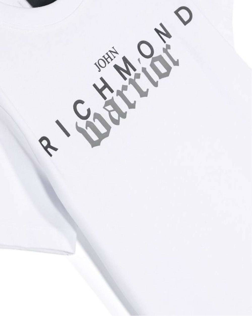 John Richmond Kids T-shirt Con Logo Sul Davanti