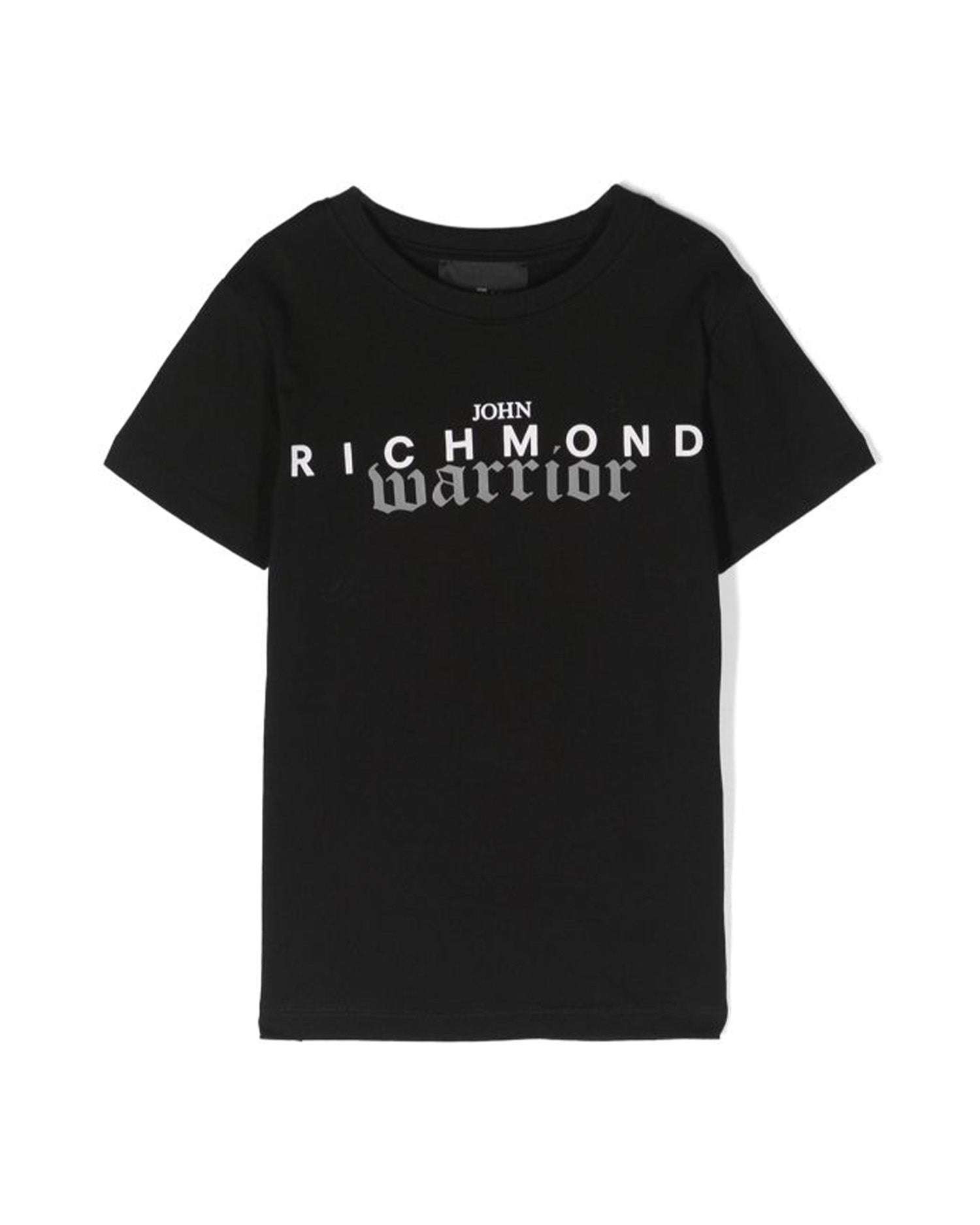 John Richmond Kids T-shirt Con Logo Sul Davanti
